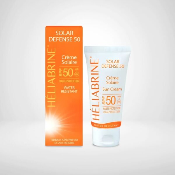 Crème de protection solaire SPF 50 de Héliabrine.