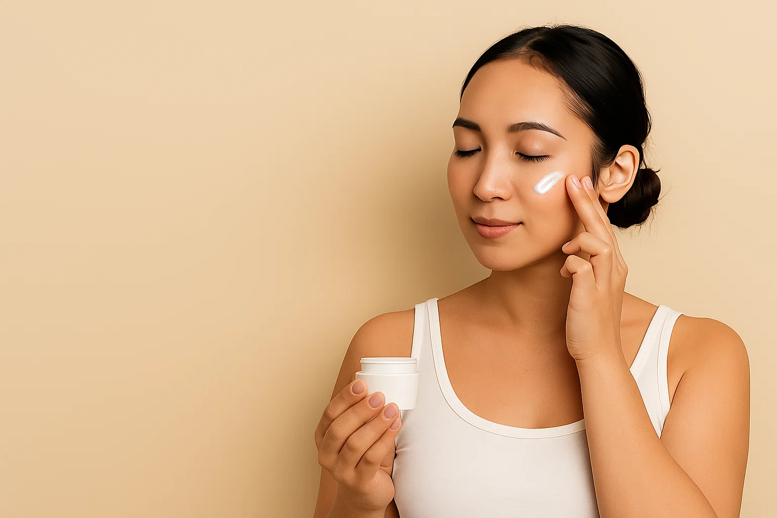 skin care sur visage