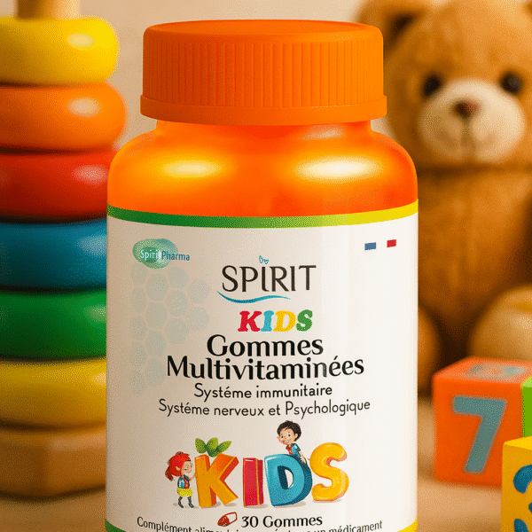 Spirit Kids Gommes Multivitamines 30 Gommes – Croissance & Immunité