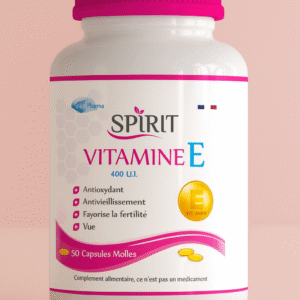 Spirit Vitamine E – 50 gélules | Antioxydant & Beauté Cellulaire