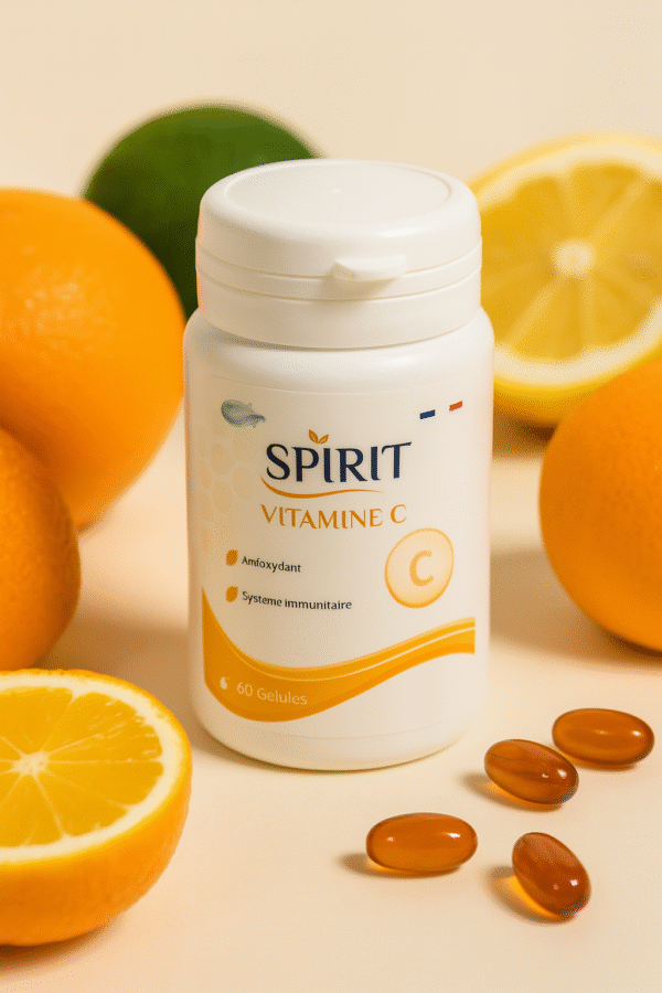 Spirit Vitamin C – 60 gélules | Immunité & Antioxydants
