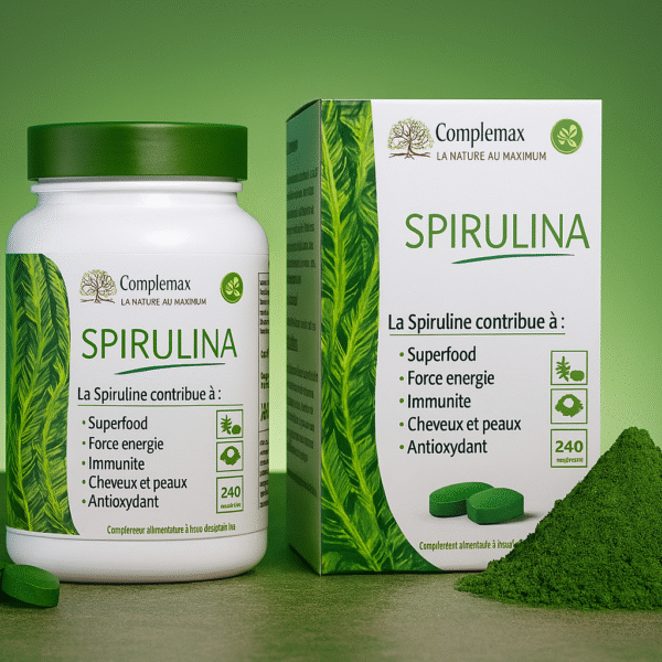 Complemax Spiruline 240 Gélules – Énergie, Immunité & Cure Prolongée