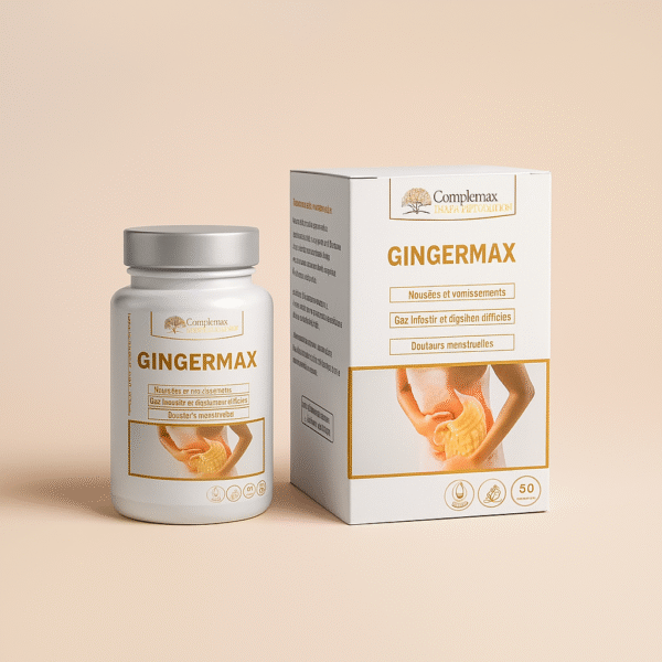 Complemax GingerMax 60 Gélules – Digestion, Circulation & Anti‑Inflammatoire