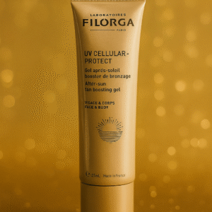 Crème solaire anti-âge SPF50 Filorga UV Cellular Protect : ultra‑protectrice UV, texture légère, antioxydante, hydratante et non grasse.