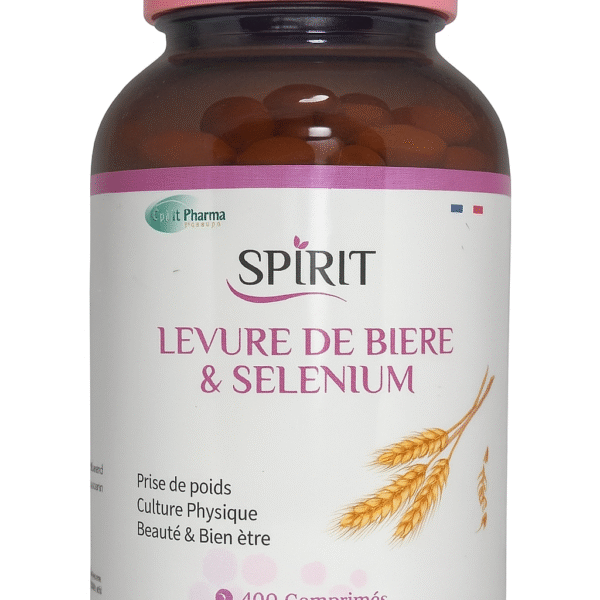 Spirit Levure de Bière & Sélénium 400 Capsules – Beauté & Défenses
