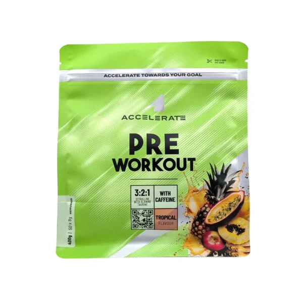 Accelerate – Pre Workout Tropical – 400g