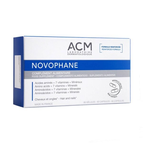 ACM NOVOPHANE Gélules Cheveux et Ongles Formule Renforcée (60 Capsules)