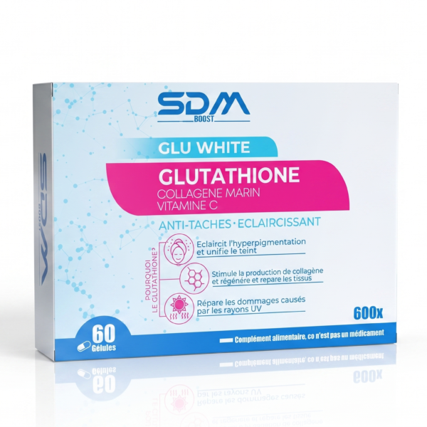 SDM GLU WHITE Glutathione Anti-Taches Éclaircissant (60 Gélules)