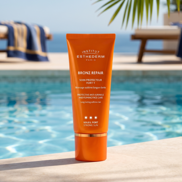 Esthederm Bronz Repair Soin Protecteur Anti-Rides Fermeté (Soleil Fort, 50ml)